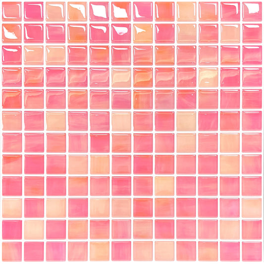ADD.HERES Pink Morocco Peel and Stick Backsplash Self-Adhesive 5 Sheets