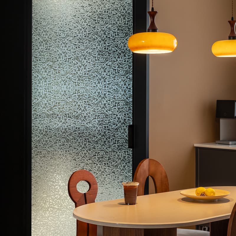 ADD.HERES Seawaves 3D Stained Glass Window Film Static Cling