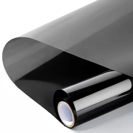 ADD.HERES Black One Way Solar Control Window Film Static Cling
