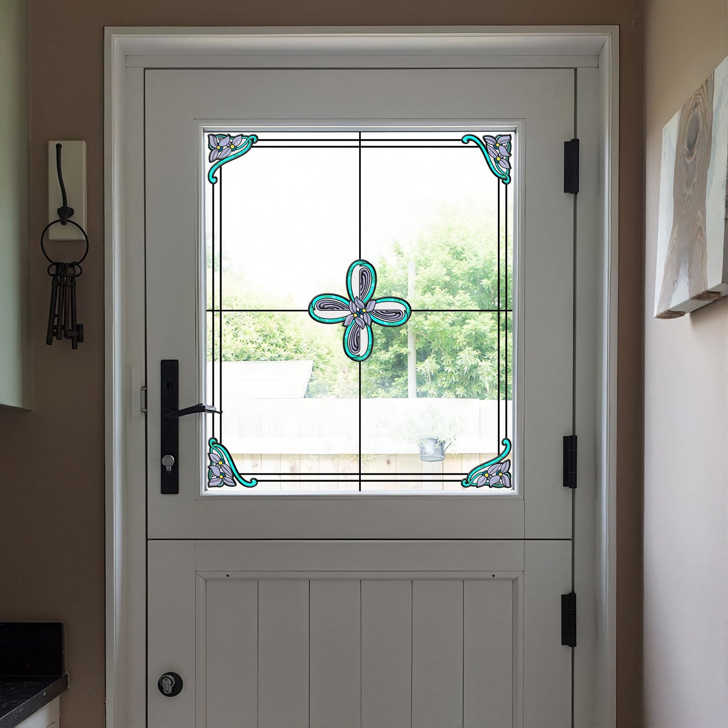 ADD.HERES Whisper 3D Stained Glass Window Film Static Cling