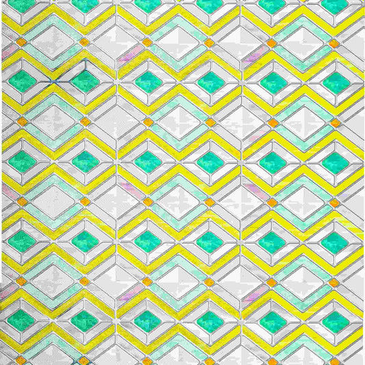 ADD.HERES Budapest 3D Stained Glass Window Film Static Cling