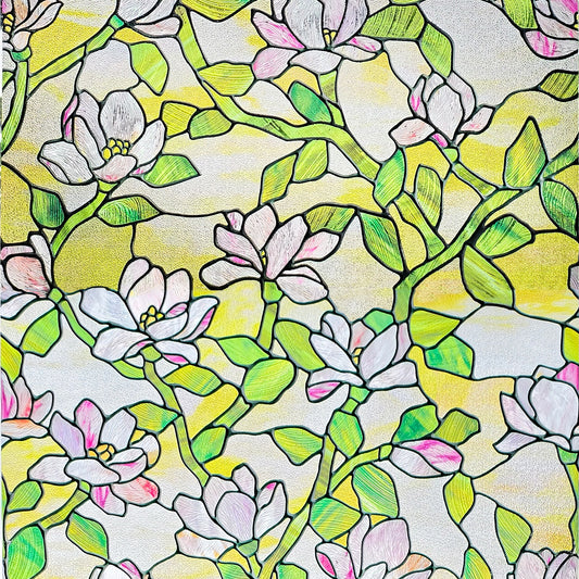 ADD.HERES Ella Dream 3D Stained Glass Window Film Static Cling