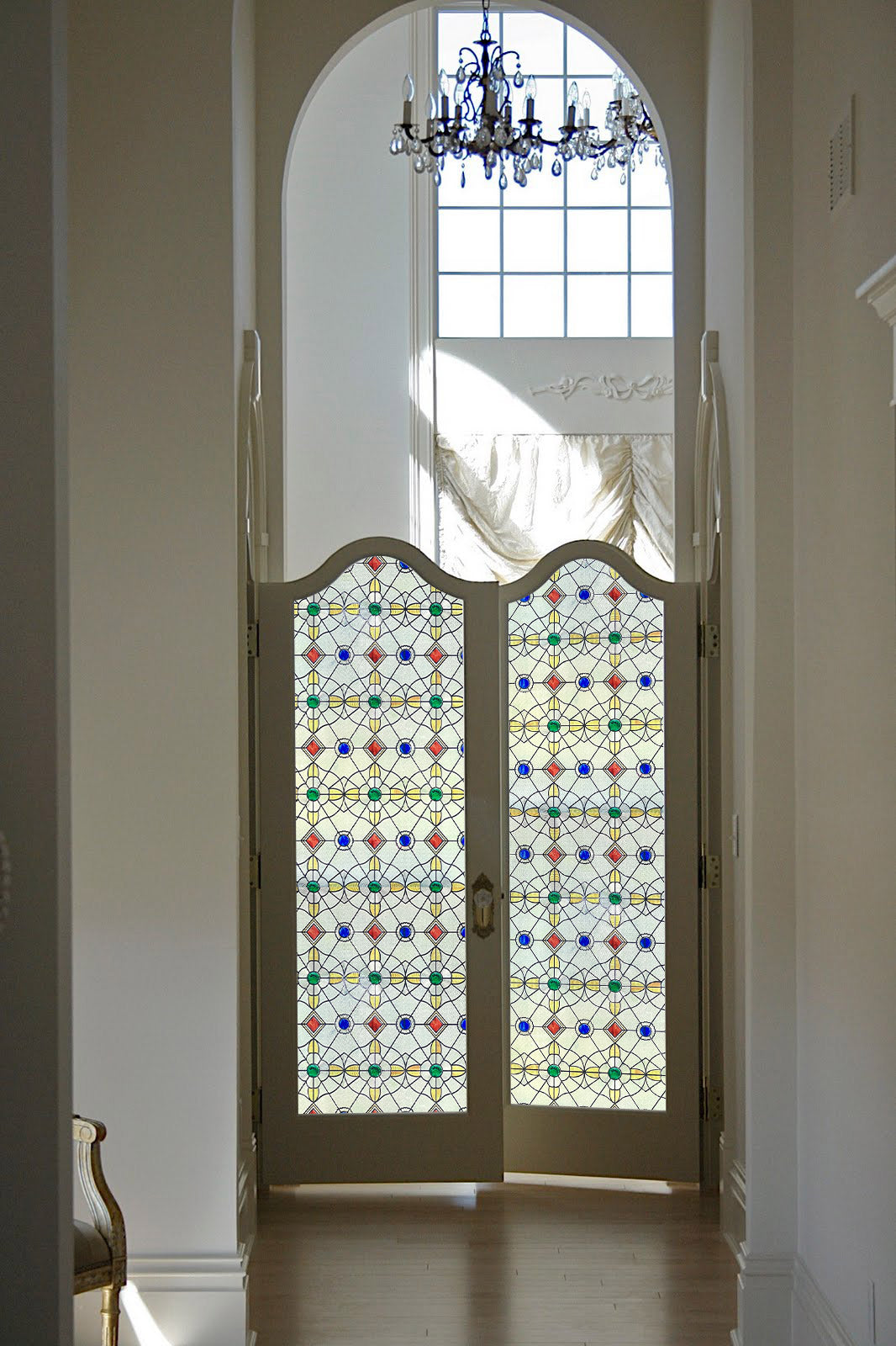 ADD.HERES Jewels 3D Stained Glass Window Film Static Cling