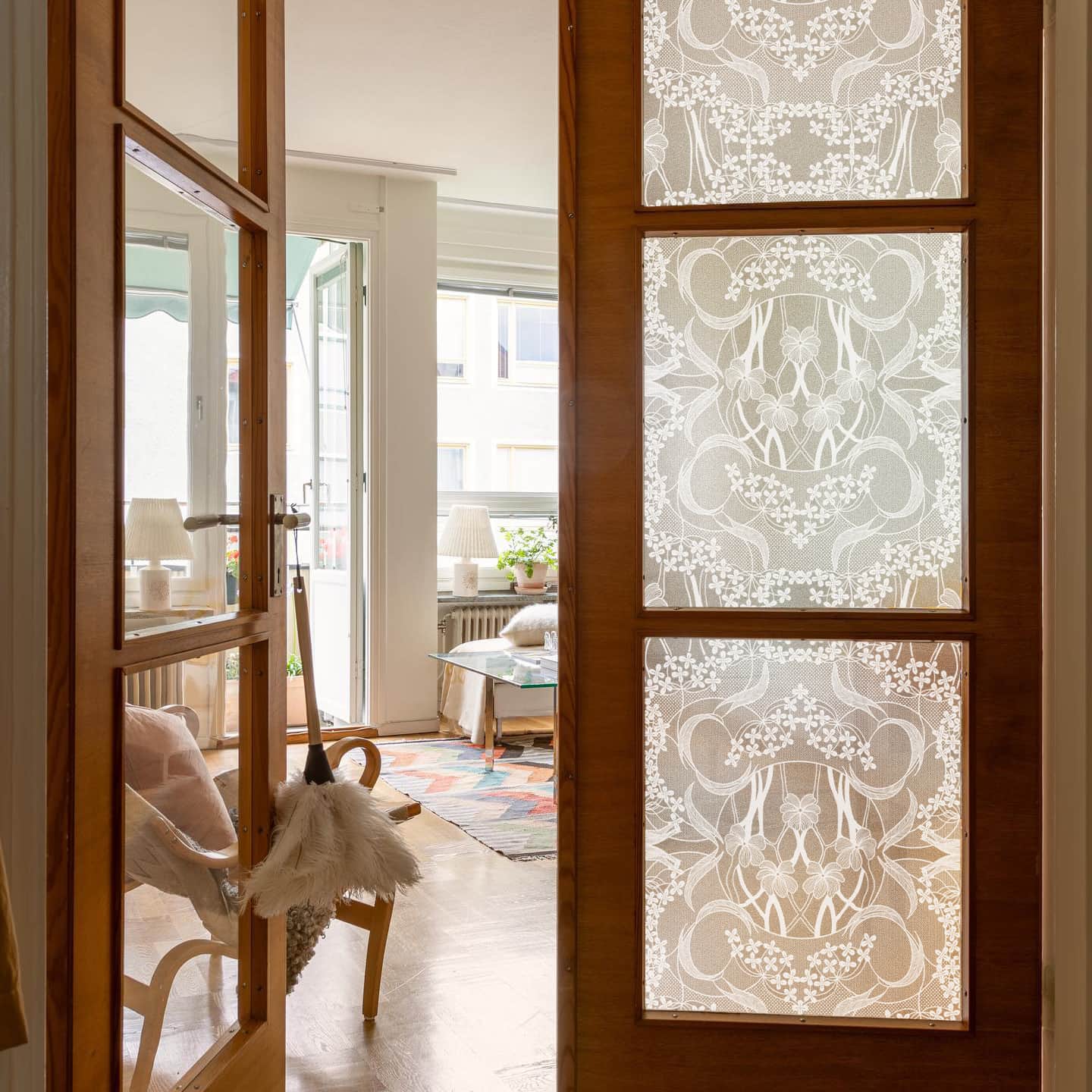 ADD.HERES Lolita 3D Stained Glass Window Film Static Cling