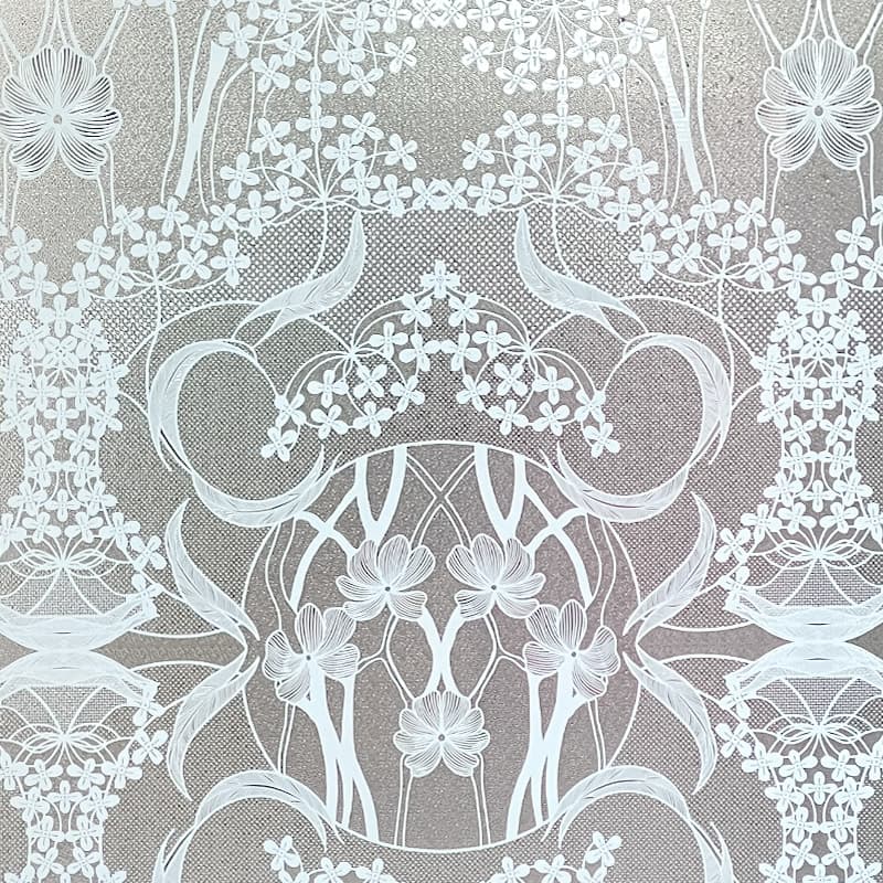 ADD.HERES Lolita 3D Stained Glass Window Film Static Cling