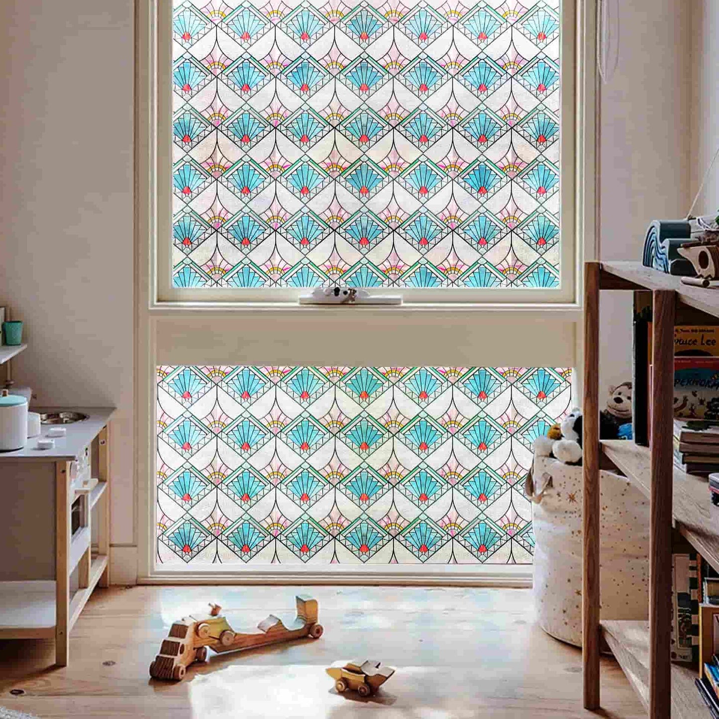 ADD.HERES Refractive Narrative 3D Stained Glass Window Film Static Cling