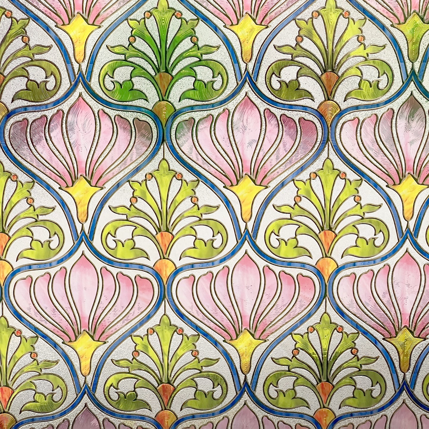ADD.HERES Daisy 3D Stained Glass Window Film Static Cling