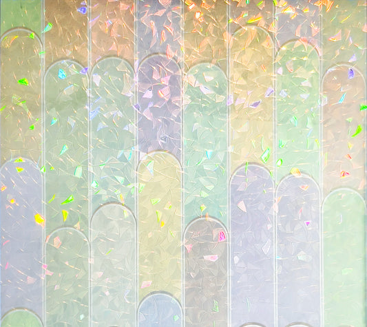 ADD.HERES Laser Macaron Decorative & Privacy Window Film