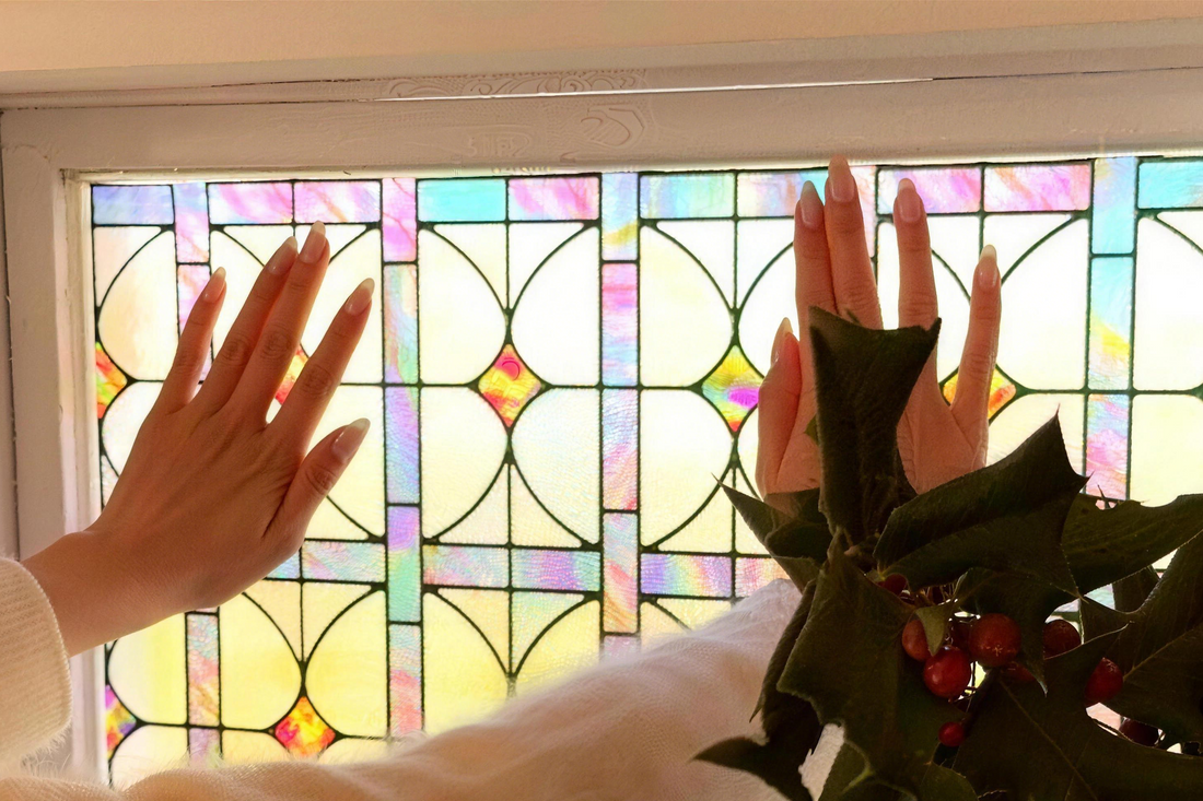 How to Apply Stained Glass Window Film Without Bubbles or Pattern Gaps