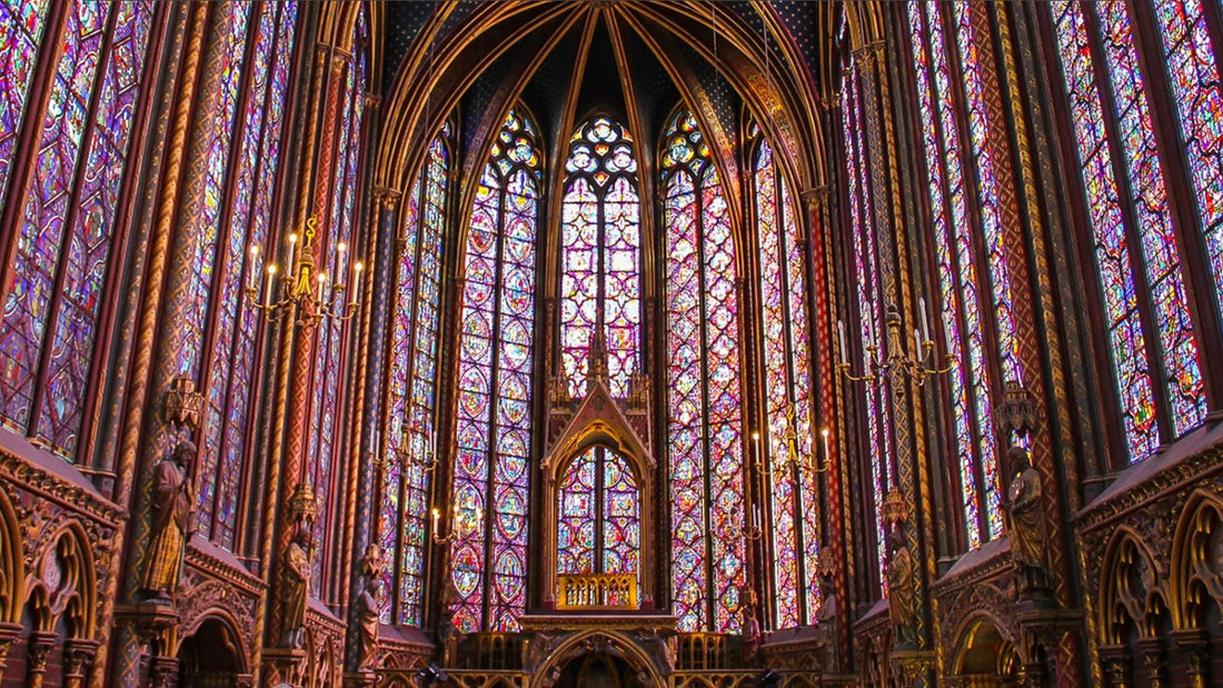 Gothic Stained Glass Window Film: Transform Your Home with Cathedral-Style Elegance