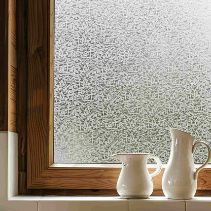 ADD.HERES Seawaves 3D Stained Glass Window Film Static Cling