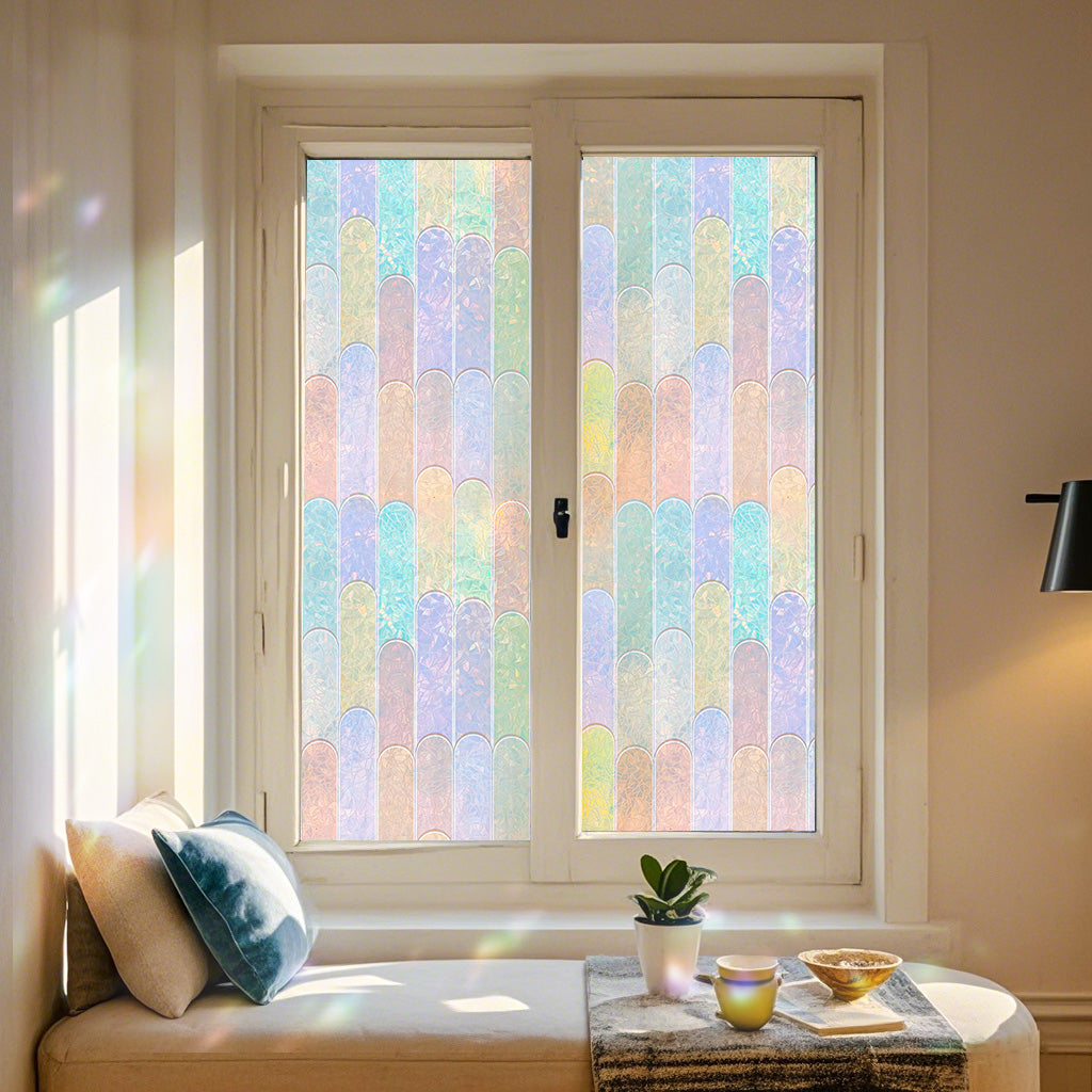 ADD.HERES Laser Macaron Decorative & Privacy Window Film