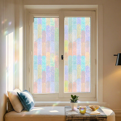 ADD.HERES Laser Macaron Decorative & Privacy Window Film