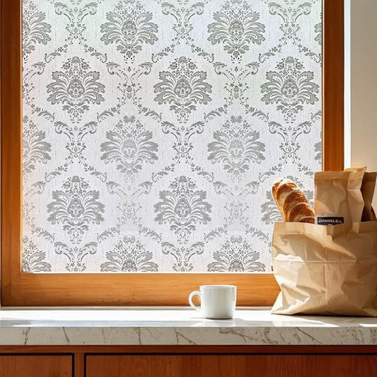 ADD.HERES Shorttube Lycoris 3D Stained Glass Window Film Static Cling