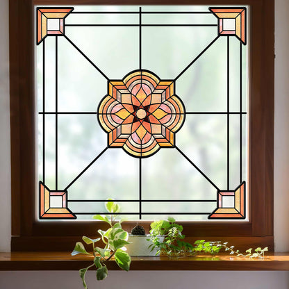 ADD.HERES Spessart 3D Stained Glass Window Film Static Cling