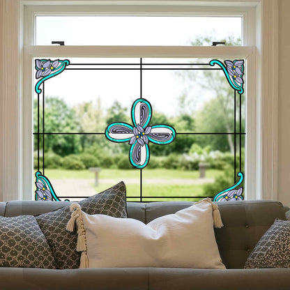 ADD.HERES Whisper 3D Stained Glass Window Film Static Cling