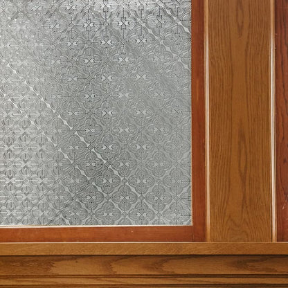 ADD.HERES Begonia 3D Stained Glass Window Film Static Cling