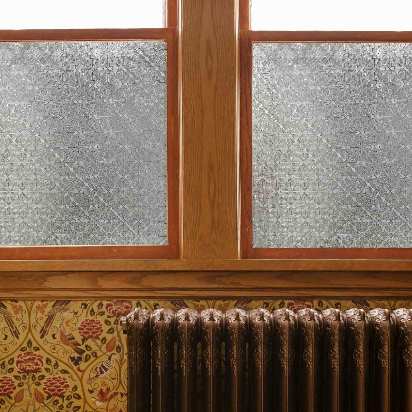 ADD.HERES Begonia 3D Stained Glass Window Film Static Cling