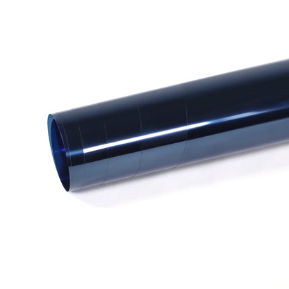 ADD.HERES Blue Silver One Way Solar Control Window Film Static Cling