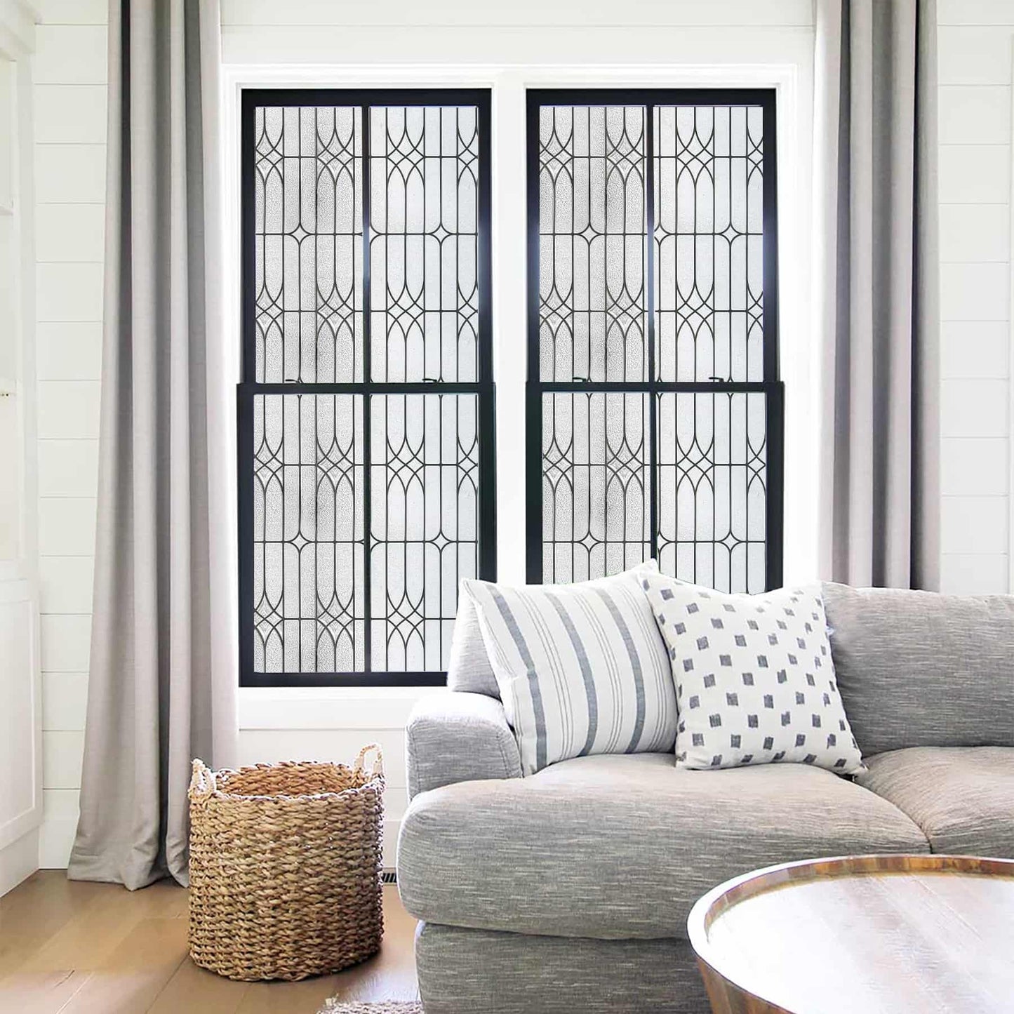 ADD.HERES Dusseldorf 3D Stained Glass Window Film Static Cling