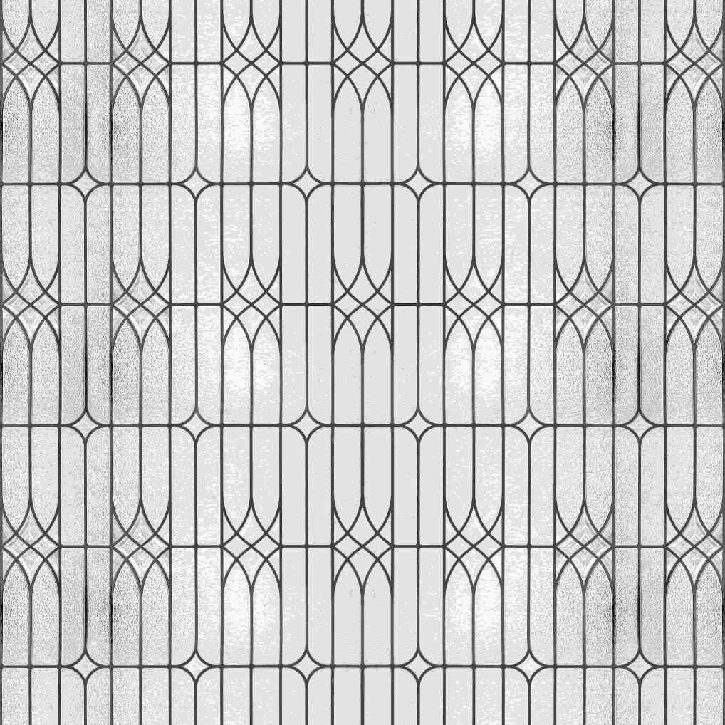 ADD.HERES Dusseldorf 3D Stained Glass Window Film Static Cling