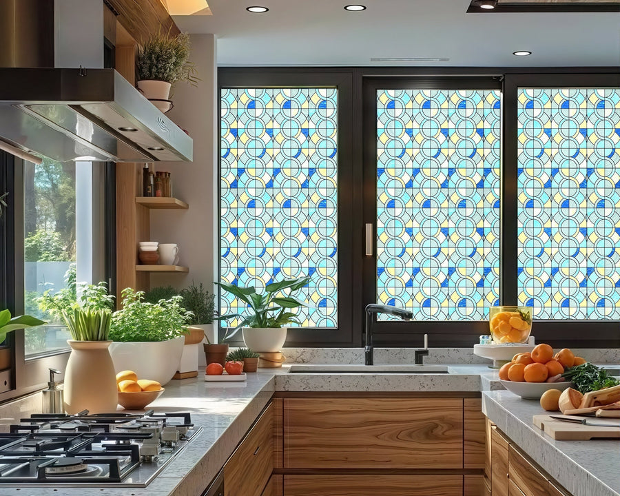 Kitchen decorative window film