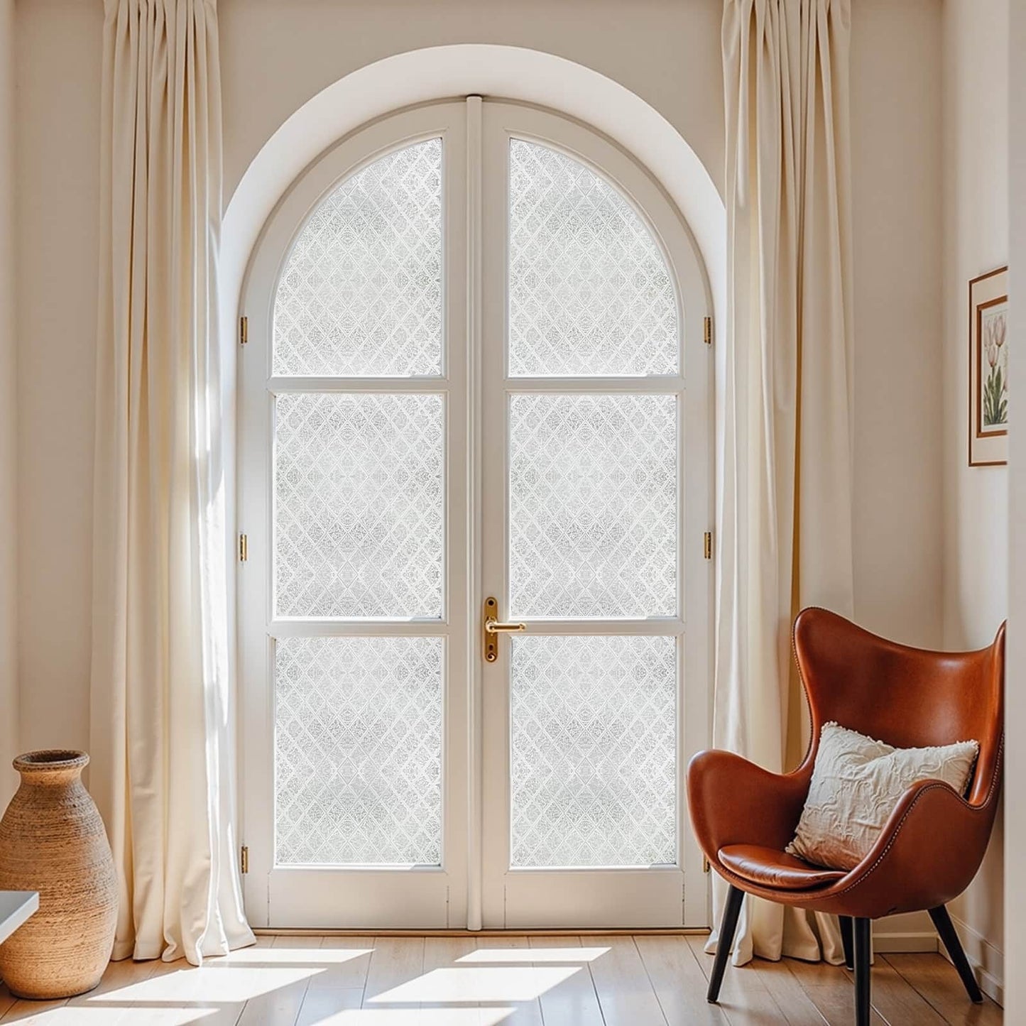 ADD.HERES Gleaming Wings 3D Stained Glass Window Film Static Cling