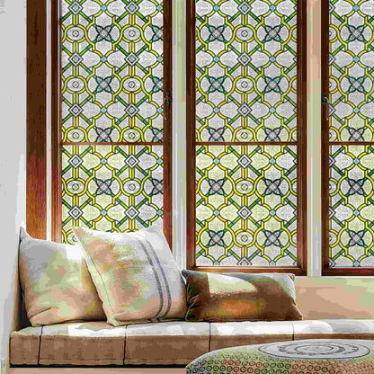 ADD.HERES Holy Lattice 3D Stained Glass Window Film Static Cling