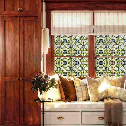 ADD.HERES Holy Lattice 3D Stained Glass Window Film Static Cling