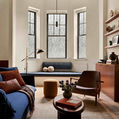 ADD.HERES Ocean Current 3D Stained Glass Window Film Static Cling