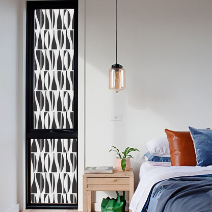 ADD.HERES Simple Shadow 3D Stained Glass Window Film Static Cling