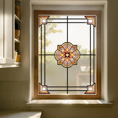 ADD.HERES Spessart 3D Stained Glass Window Film Static Cling