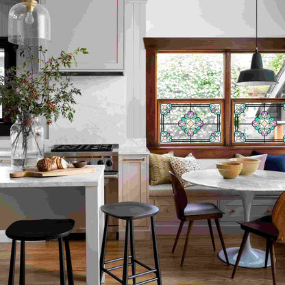 ADD.HERES Sri Lanka 3D Stained Glass Window Film Static Cling