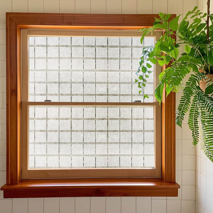 ADD.HERES Star Shield 3D Stained Glass Window Film Static Cling