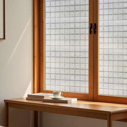 ADD.HERES Star Shield 3D Stained Glass Window Film Static Cling