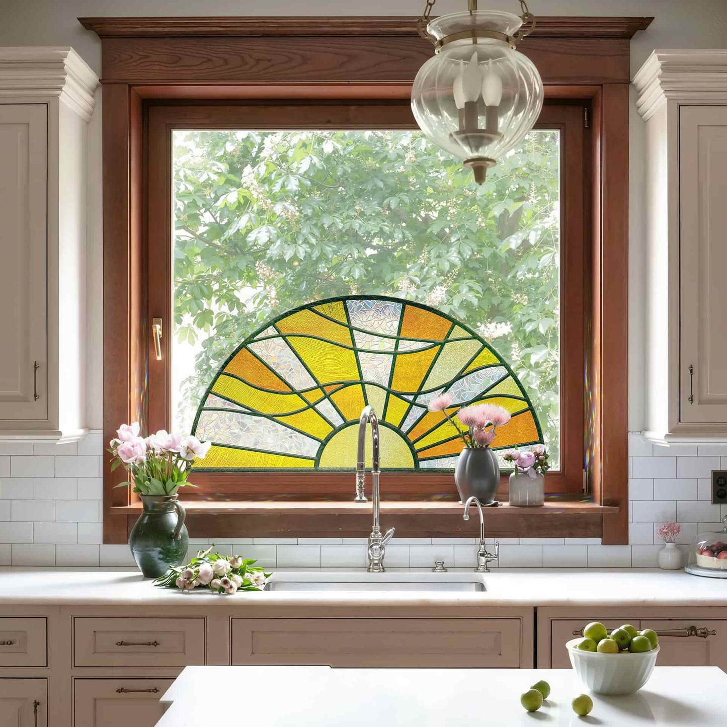 ADD.HERES Sunshine Catcher 3D Stained Glass Window Film Static Cling