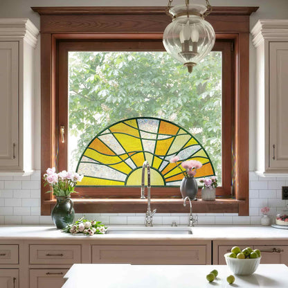 ADD.HERES Sunshine Catcher 3D Stained Glass Window Film Static Cling
