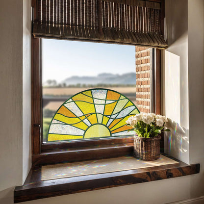 ADD.HERES Sunshine Catcher 3D Stained Glass Window Film Static Cling