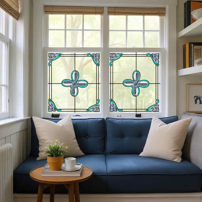 ADD.HERES Whisper 3D Stained Glass Window Film Static Cling