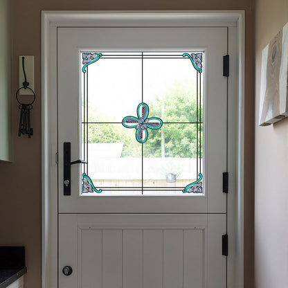 ADD.HERES Whisper 3D Stained Glass Window Film Static Cling