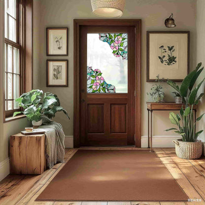 ADD.HERES Morning Glory 3D Stained Glass Window Film Static Cling