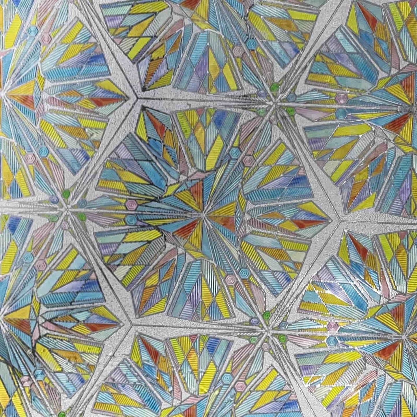 ADD.HERES Diamond 3D Stained Glass Window Film Static Cling