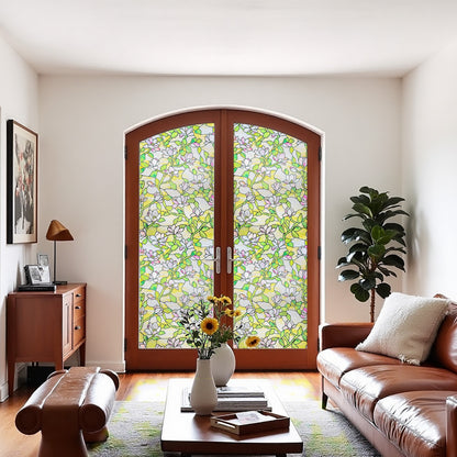 ADD.HERES Ella Dream 3D Stained Glass Window Film Static Cling