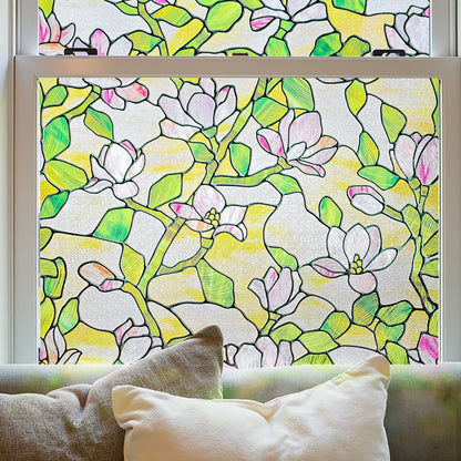ADD.HERES Ella Dream 3D Stained Glass Window Film Static Cling