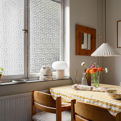 ADD.HERES Floral Shadows 3D Stained Glass Window Film Static Cling