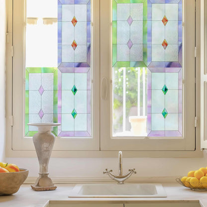 ADD.HERES French Dream 3D Stained Glass Window Film Static Cling