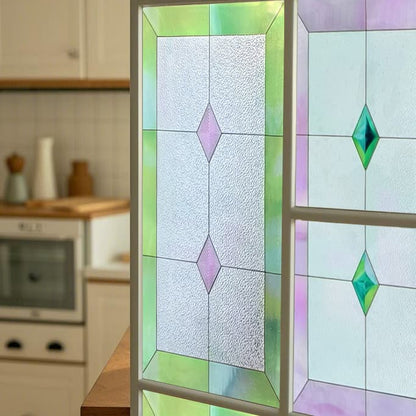 ADD.HERES French Dream 3D Stained Glass Window Film Static Cling