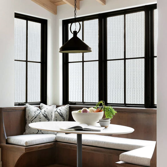 ADD.HERES Lattice Projection 3D Stained Glass Window Film Static Cling