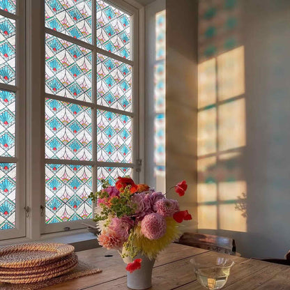 ADD.HERES Refractive Narrative 3D Stained Glass Window Film Static Cling