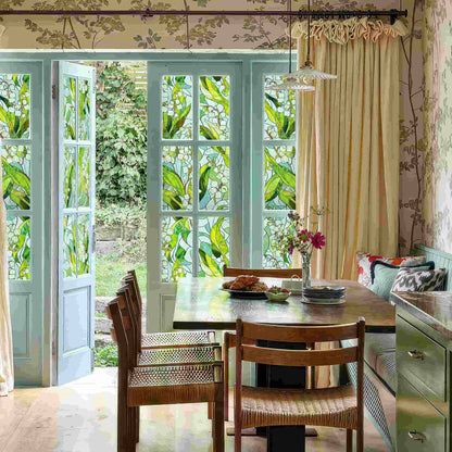 ADD.HERES Linglan 3D Stained Glass Window Film Static Cling